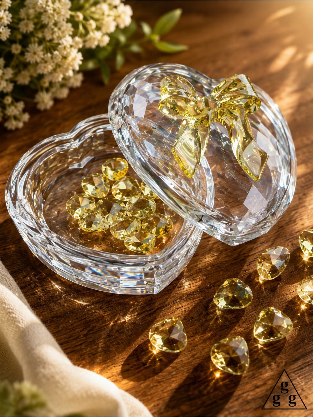 2004 SCS Limited Edition • Retired • Item #666890 • Crystal Heart Trinket Box